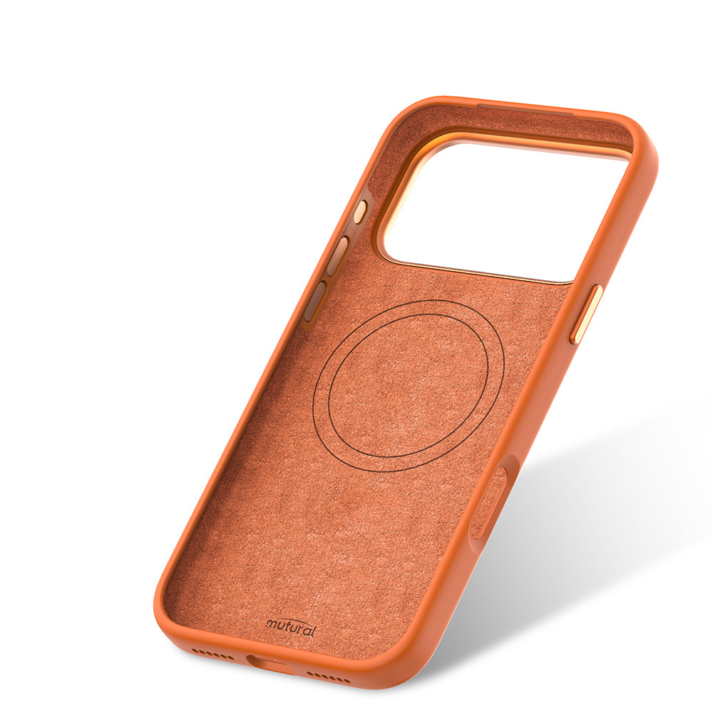 iPhone 18 Pro Max Kılıf M-safe Şarj Özellikli Mutural Pure Serisi Kılıf