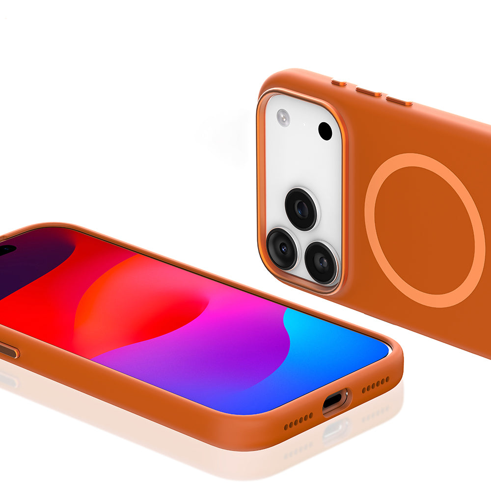 iPhone 18 Pro Max Kılıf M-safe Şarj Özellikli Mutural Pure Serisi Kılıf