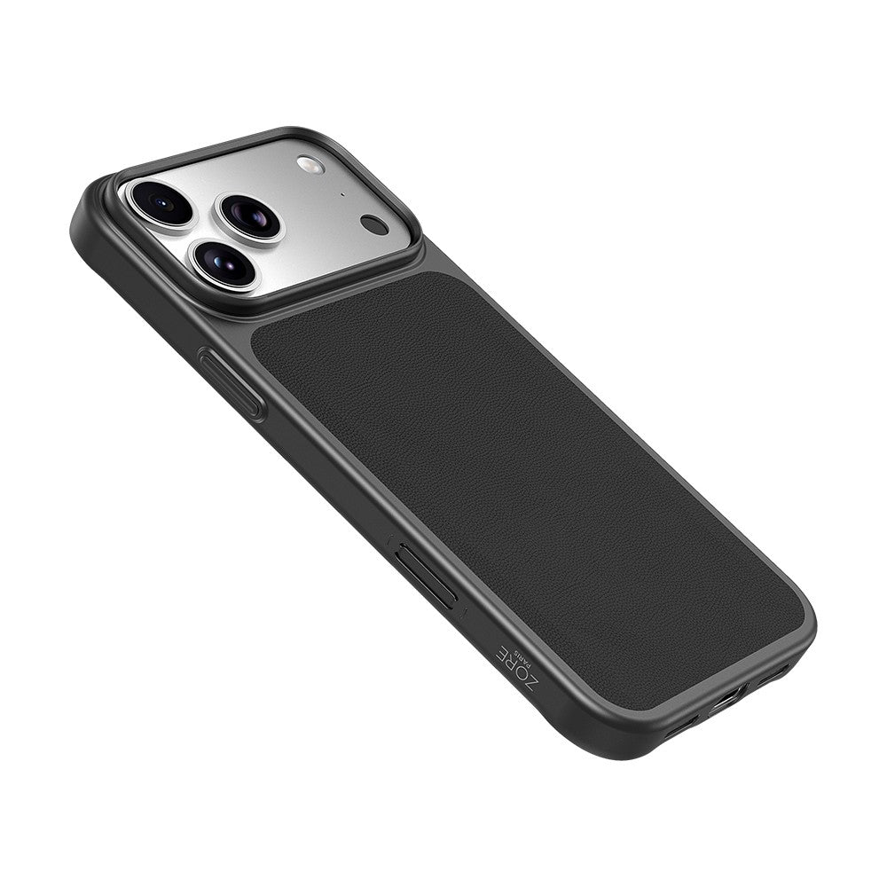 iPhone 18 Pro Max Kılıf M-Safe Şarj Özellikli PU Zore Paris Trexo Sert PC Kılıf