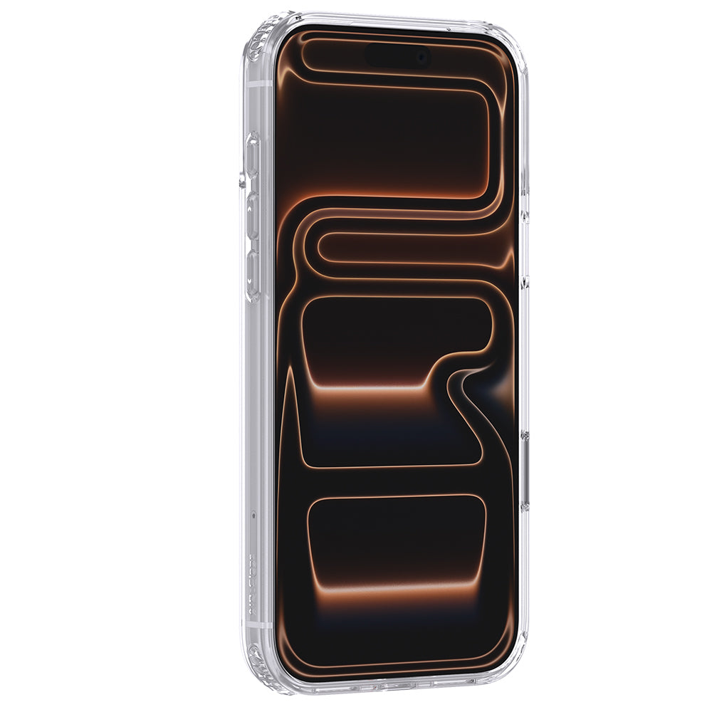 iPhone 18 Pro Max Kılıf M-Safe Şarj Özellikli Raptic Air Clear Serisi Airbagli Kılıf