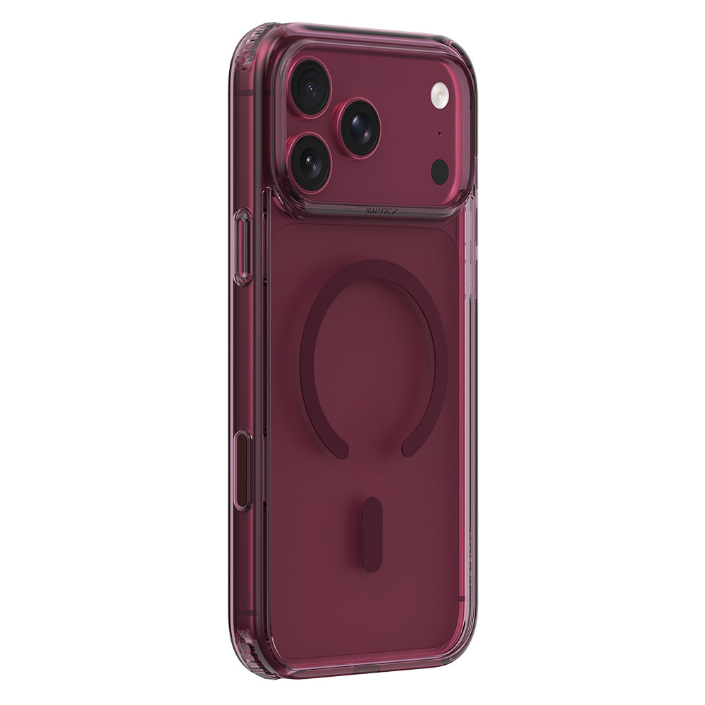 iPhone 18 Pro Max Kılıf M-Safe Şarj Özellikli Raptic Air Clear Serisi Airbagli Kılıf