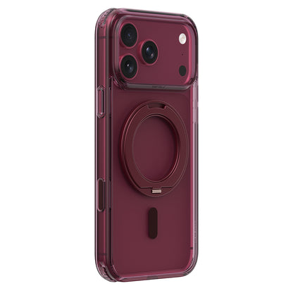 iPhone 18 Pro Max Kılıf M-safe Şarj Özellikli Raptic Air Stand Serisi Aynalı Arka Yüzey Standlı Kılıf
