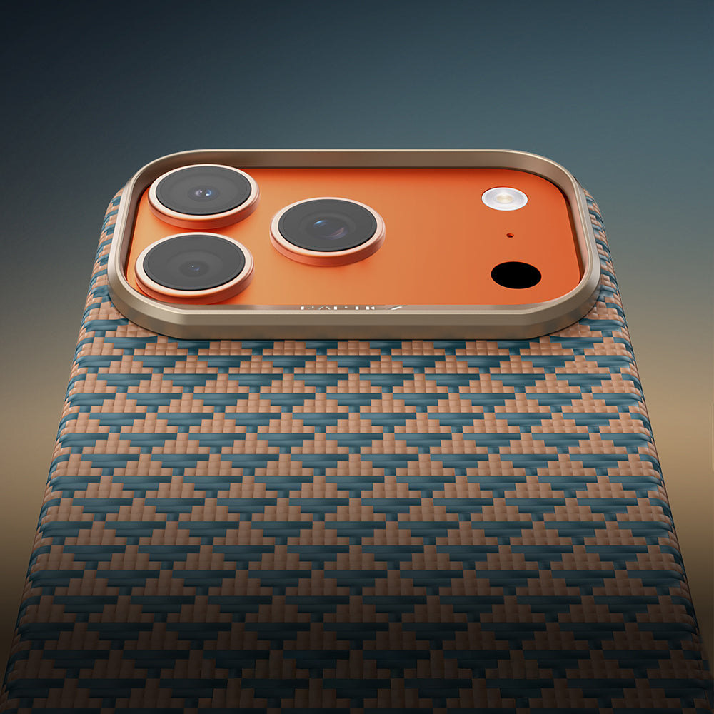 iPhone 18 Pro Max Kılıf M-safe Şarj Özellikli Raptic Aramid Skin Origin Serisi Karbon Kılıf