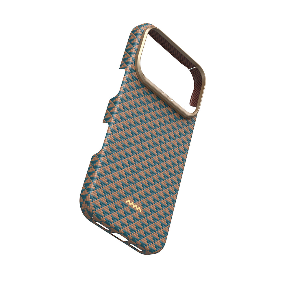 iPhone 18 Pro Max Kılıf M-safe Şarj Özellikli Raptic Aramid Skin Origin Serisi Karbon Kılıf