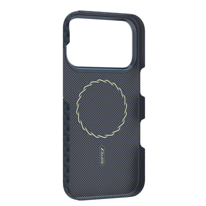 iPhone 18 Pro Max Kılıf M-safe Şarj Özellikli Raptic Aramid Skin Origin Serisi Karbon Kılıf