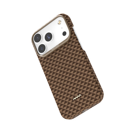iPhone 18 Pro Max Kılıf M-safe Şarj Özellikli Raptic Aramid Skin Origin Serisi Karbon Kılıf