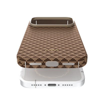 iPhone 18 Pro Max Kılıf M-safe Şarj Özellikli Raptic Aramid Skin Origin Serisi Karbon Kılıf
