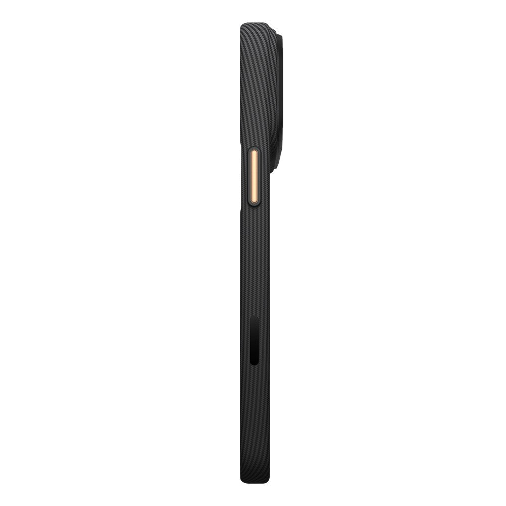 iPhone 18 Pro Max Kılıf M-safe Şarj Özellikli Raptic Aramid Skin Reynis Serisi Karbon Kılıf