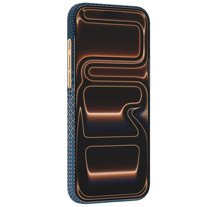 iPhone 18 Pro Max Kılıf M-safe Şarj Özellikli Raptic Aramid Skin Serenity Serisi Karbon Kılıf