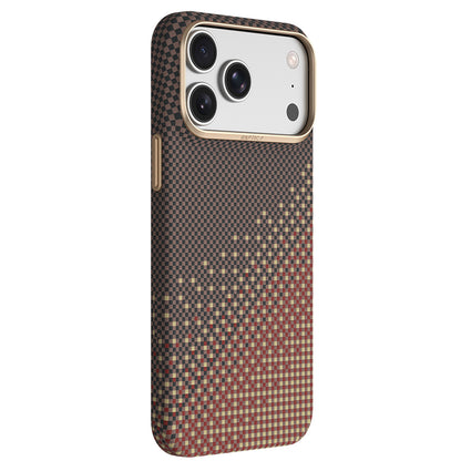 iPhone 18 Pro Max Kılıf M-safe Şarj Özellikli Raptic Aramid Skin Serenity Serisi Karbon Kılıf