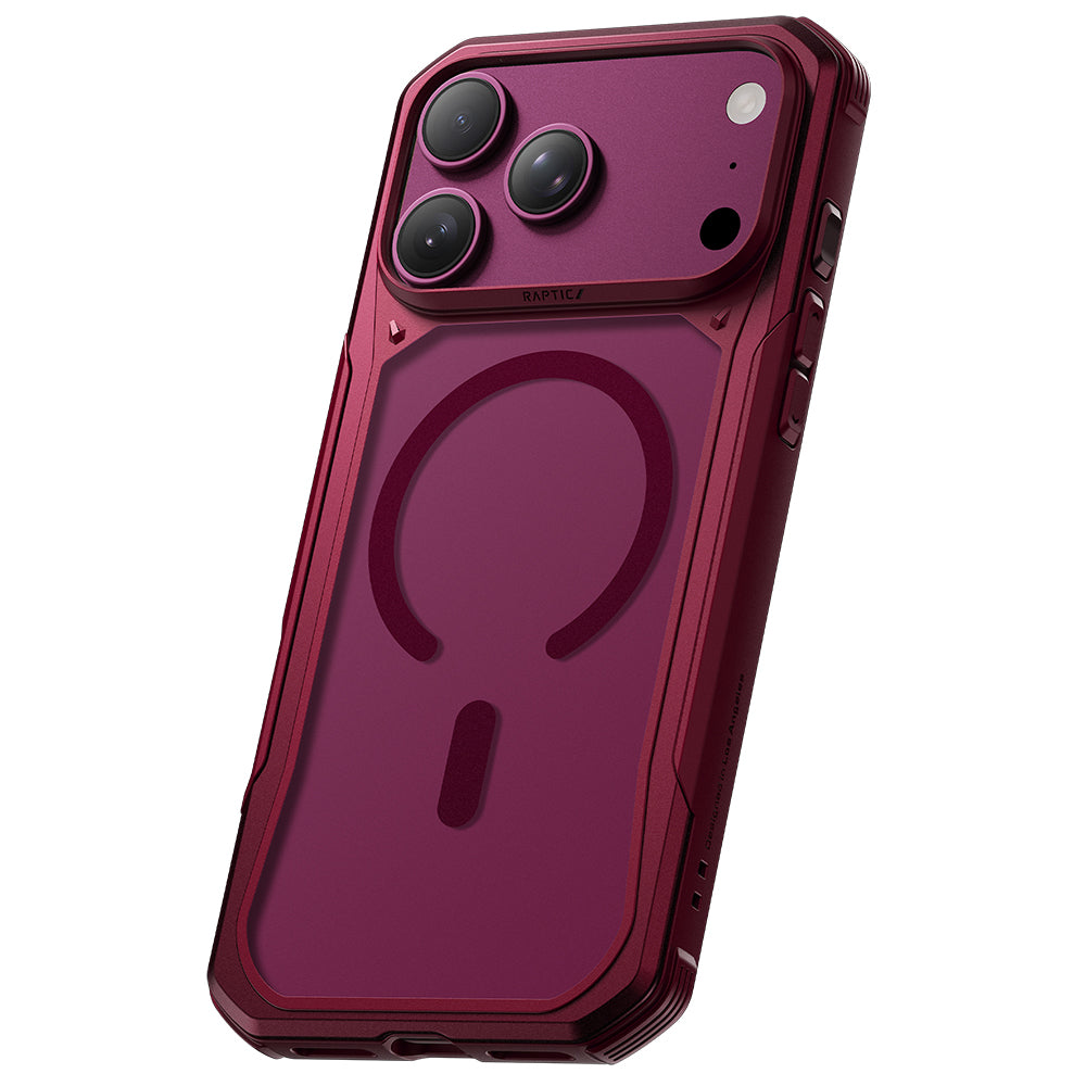 iPhone 18 Pro Max Kılıf M-Safe Şarj Özellikli Raptic Shield Evo Serisi Airbagli Kılıf