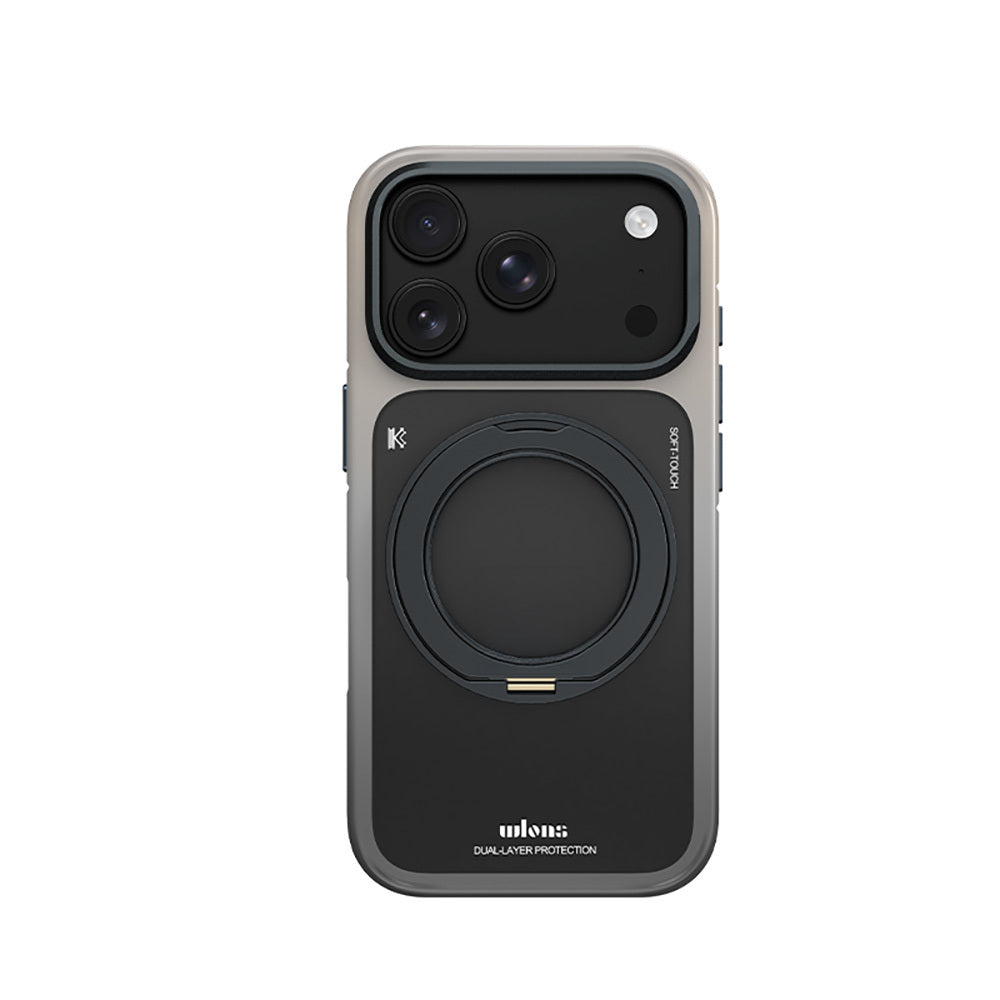 iPhone 18 Pro Max Kılıf M-safe Şarj Özellikli Sert PC Wlons Arvox Standlı Kılıf