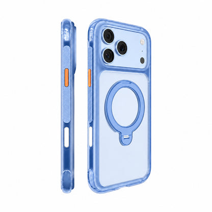 iPhone 18 Pro Max Kılıf M-safe Şarj Özellikli Standlı Airbag Tasarımlı Mutural Air Shield Serisi Kılıf