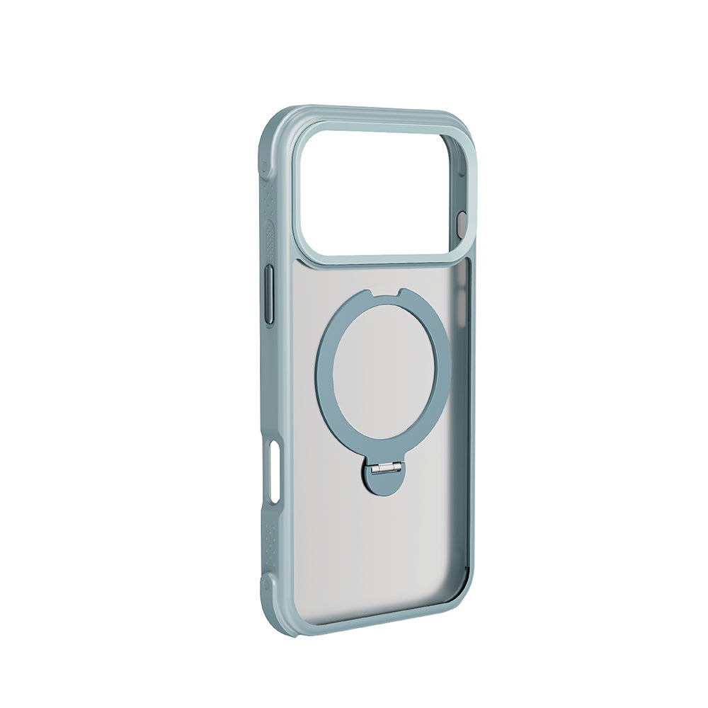 iPhone 18 Pro Max Kılıf M-safe Şarj Özellikli Standlı Lenyes Eclat Kılıf