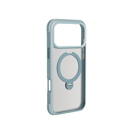 iPhone 18 Pro Max Kılıf M-safe Şarj Özellikli Standlı Lenyes Eclat Kılıf