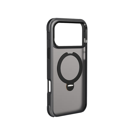 iPhone 18 Pro Max Kılıf M-safe Şarj Özellikli Standlı Lenyes Eclat Kılıf