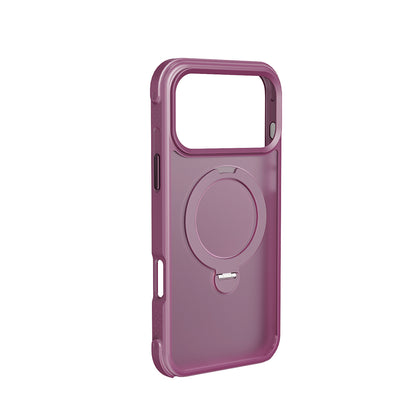 iPhone 18 Pro Max Kılıf M-safe Şarj Özellikli Standlı Lenyes Eclat Kılıf