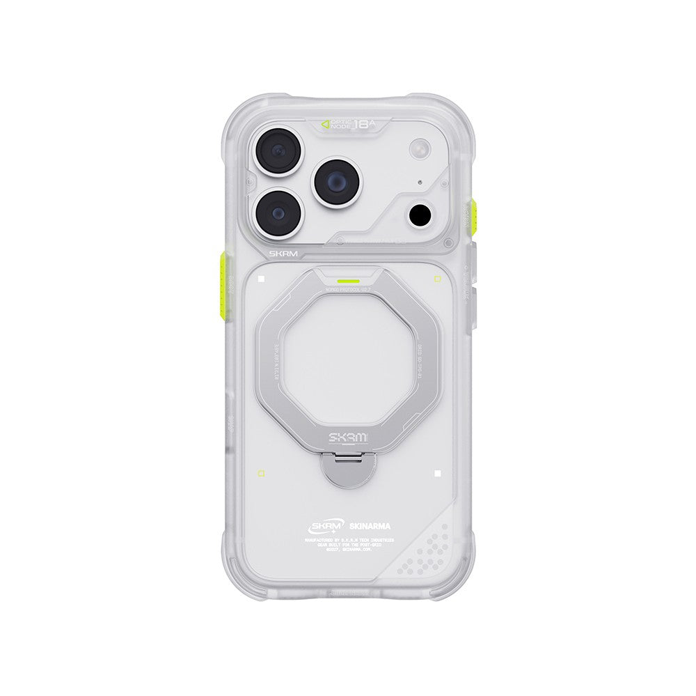 iPhone 18 Pro Max Kılıf M-safe Şarj Özellikli Standlı Skinarma Saturn Kılıf