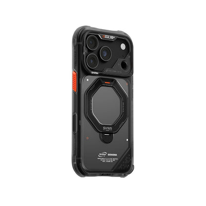 iPhone 18 Pro Max Kılıf M-safe Şarj Özellikli Standlı Skinarma Saturn Kılıf
