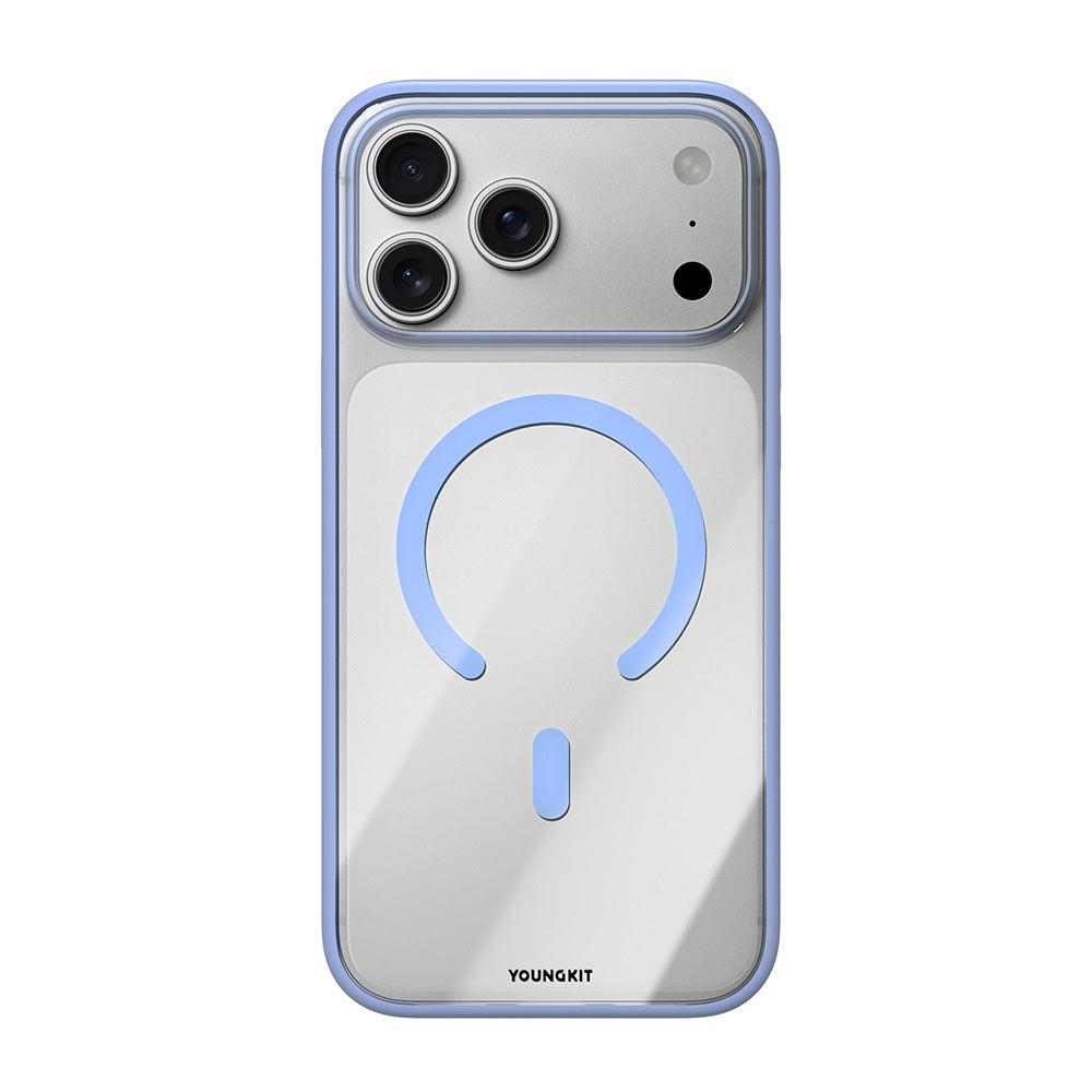iPhone 18 Pro Max Kılıf M-safe Şarj Özellikli Youngkit Clear Serisi Kılıf