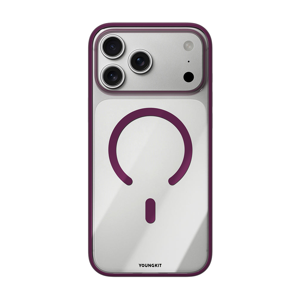iPhone 18 Pro Max Kılıf M-safe Şarj Özellikli Youngkit Clear Serisi Kılıf