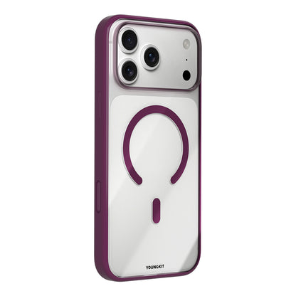 iPhone 18 Pro Max Kılıf M-safe Şarj Özellikli Youngkit Clear Serisi Kılıf