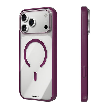 iPhone 18 Pro Max Kılıf M-safe Şarj Özellikli Youngkit Clear Serisi Kılıf