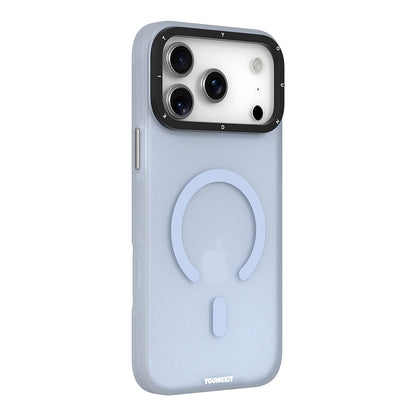 iPhone 18 Pro Max Kılıf M-safe Şarj Özellikli Youngkit Hidden Sand Serisi Kılıf