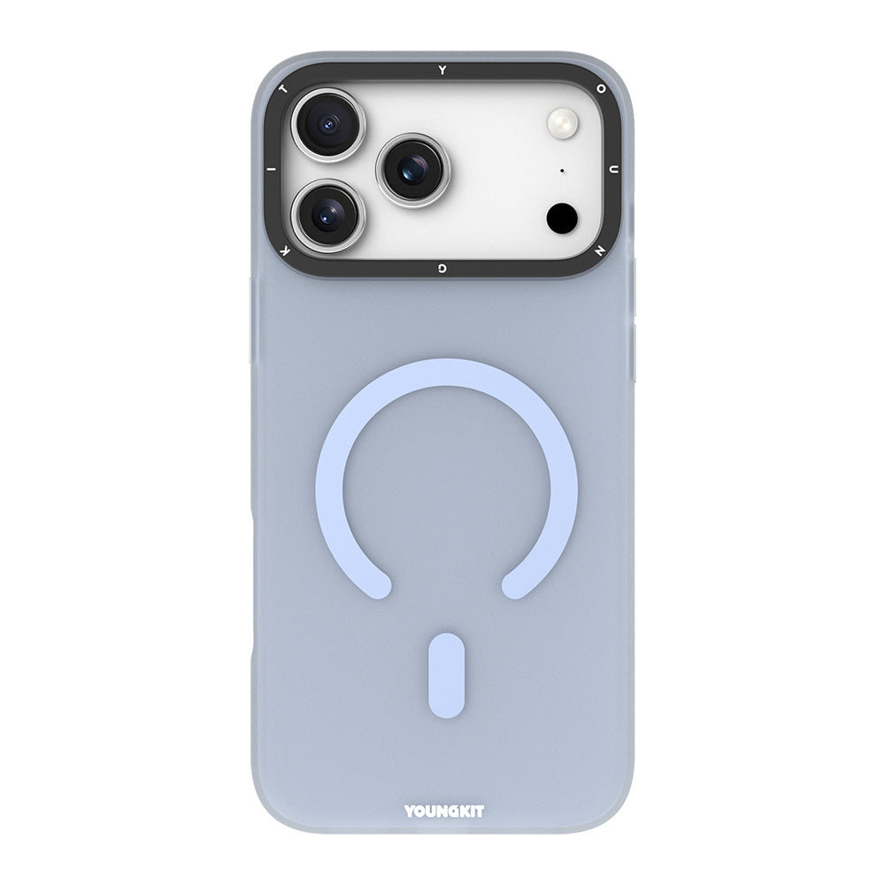 iPhone 18 Pro Max Kılıf M-safe Şarj Özellikli Youngkit Hidden Sand Serisi Kılıf