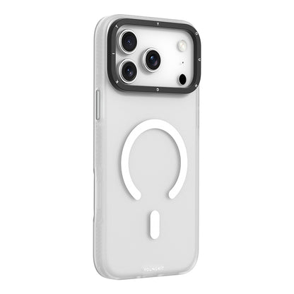 iPhone 18 Pro Max Kılıf M-safe Şarj Özellikli Youngkit Hidden Sand Serisi Kılıf