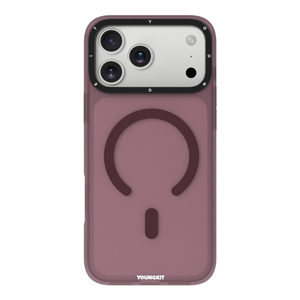 iPhone 18 Pro Max Kılıf M-safe Şarj Özellikli Youngkit Hidden Sand Serisi Kılıf