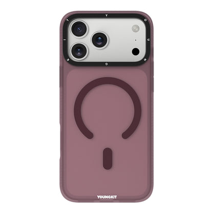 iPhone 18 Pro Max Kılıf M-safe Şarj Özellikli Youngkit Hidden Sand Serisi Kılıf