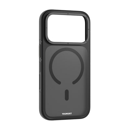iPhone 18 Pro Max Kılıf M-safe Şarj Özellikli Youngkit Rock Sand Serisi Kılıf