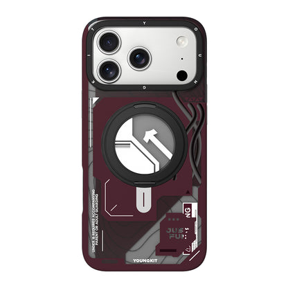 iPhone 18 Pro Max Kılıf M-safe Şarj Özellikli Youngkit Starship Serisi Kılıf