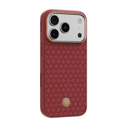 iPhone 18 Pro Max Kılıf M-Safe Şarj Özellikli Yükseltilmiş Kamera Çerçeveli Benks ArmorPro ArmorGrid Serisi Kevlar Karbon Kılıf