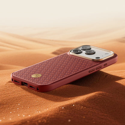 iPhone 18 Pro Max Kılıf M-Safe Şarj Özellikli Yükseltilmiş Kamera Çerçeveli Benks ArmorPro ArmorGrid Serisi Kevlar Karbon Kılıf