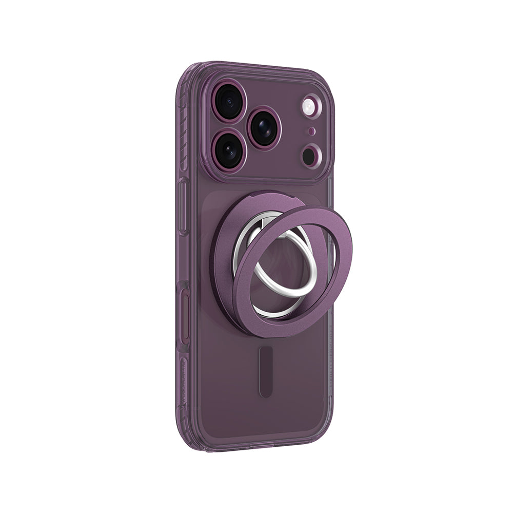 iPhone 18 Pro Max Kılıf M-safe Şarj Özellikli Yüzük Standlı Amazingthing Titan Pro Grip Ring Serisi Kılıf
