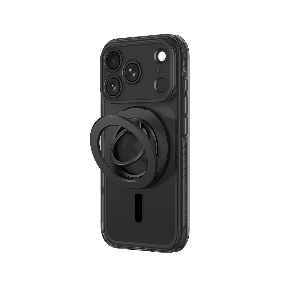 iPhone 18 Pro Max Kılıf M-safe Şarj Özellikli Yüzük Standlı Amazingthing Titan Pro Grip Ring Serisi Kılıf