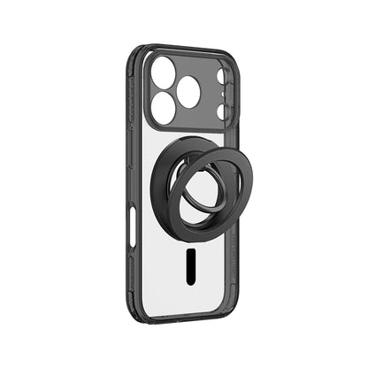 iPhone 18 Pro Max Kılıf M-safe Şarj Özellikli Yüzük Standlı Amazingthing Titan Pro Grip Ring Serisi Kılıf