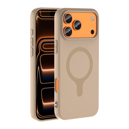 iPhone 18 Pro Max Kılıf M-Safe Şarj Özellikli Zore Aris Silikon Kılıf