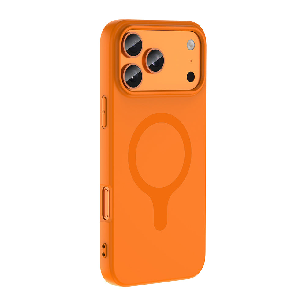 iPhone 18 Pro Max Kılıf M-Safe Şarj Özellikli Zore Aris Silikon Kılıf