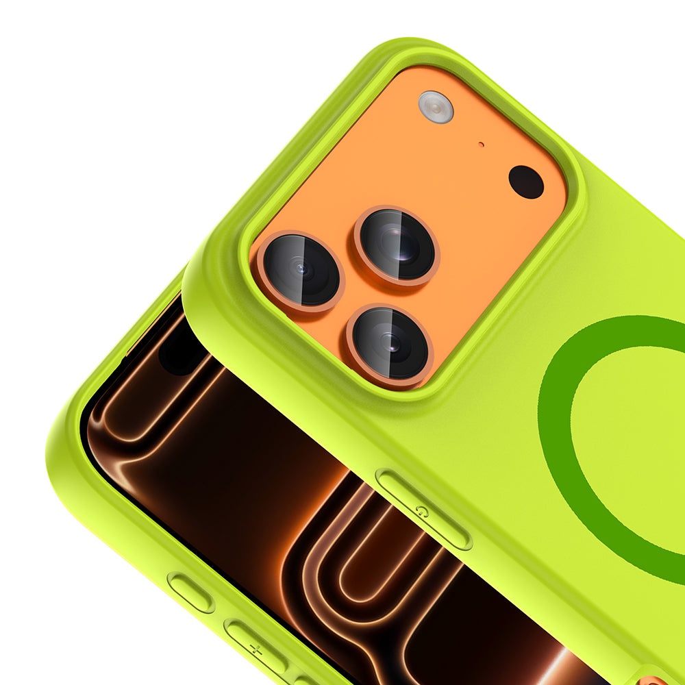 iPhone 18 Pro Max Kılıf M-Safe Şarj Özellikli Zore Aris Silikon Kılıf