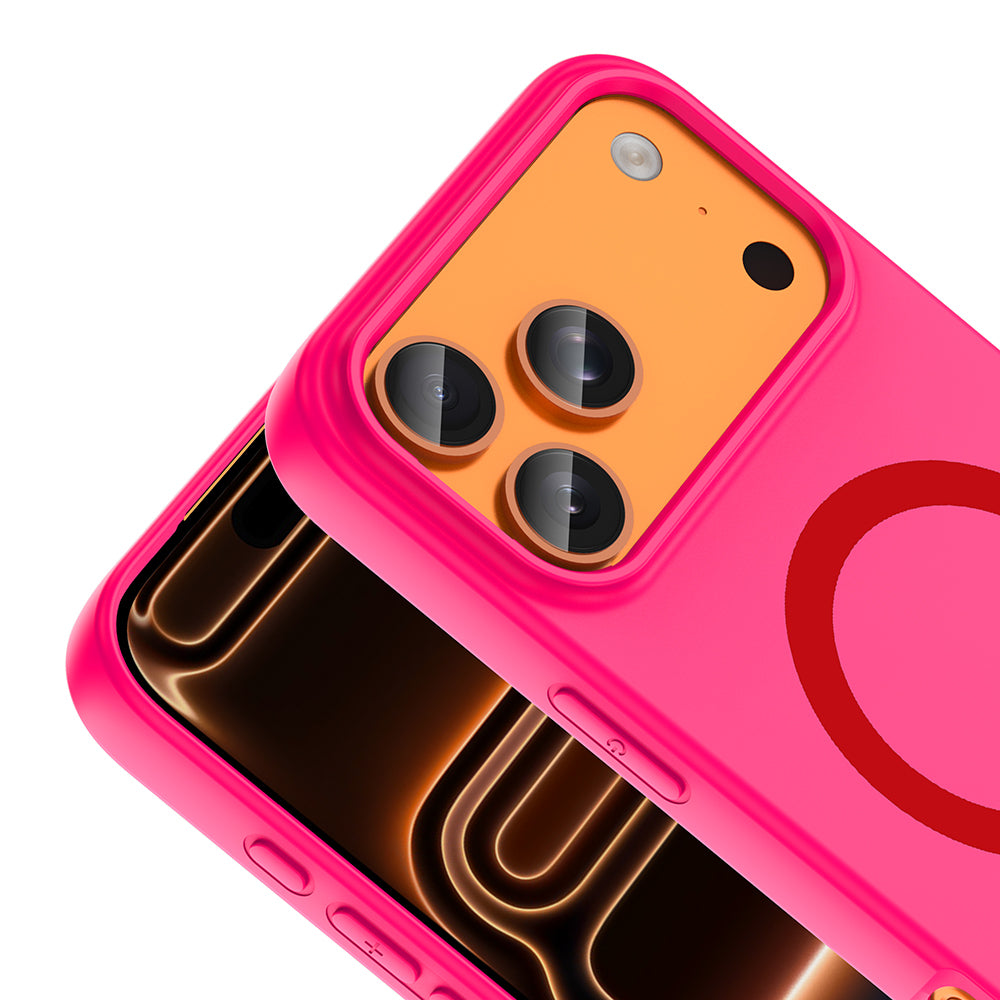 iPhone 18 Pro Max Kılıf M-Safe Şarj Özellikli Zore Aris Silikon Kılıf