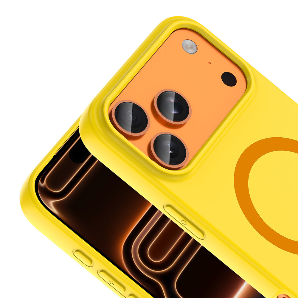 iPhone 18 Pro Max Kılıf M-Safe Şarj Özellikli Zore Aris Silikon Kılıf