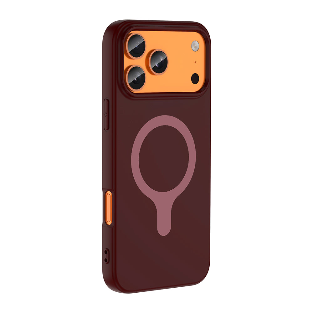 iPhone 18 Pro Max Kılıf M-Safe Şarj Özellikli Zore Aris Silikon Kılıf