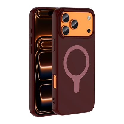 iPhone 18 Pro Max Kılıf M-Safe Şarj Özellikli Zore Aris Silikon Kılıf