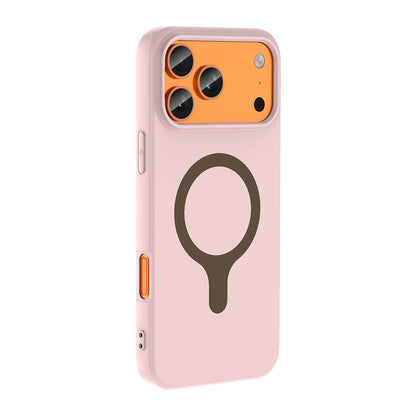 iPhone 18 Pro Max Kılıf M-Safe Şarj Özellikli Zore Aris Silikon Kılıf