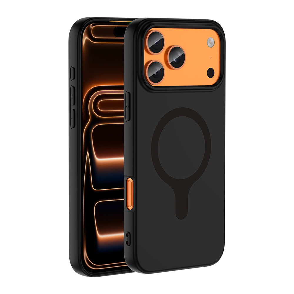 iPhone 18 Pro Max Kılıf M-Safe Şarj Özellikli Zore Aris Silikon Kılıf