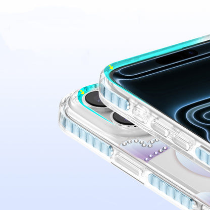 iPhone 18 Pro Max Kılıf M-Safe Şarj Özellikli Zore Paris Elvo Sert PC Kılıf