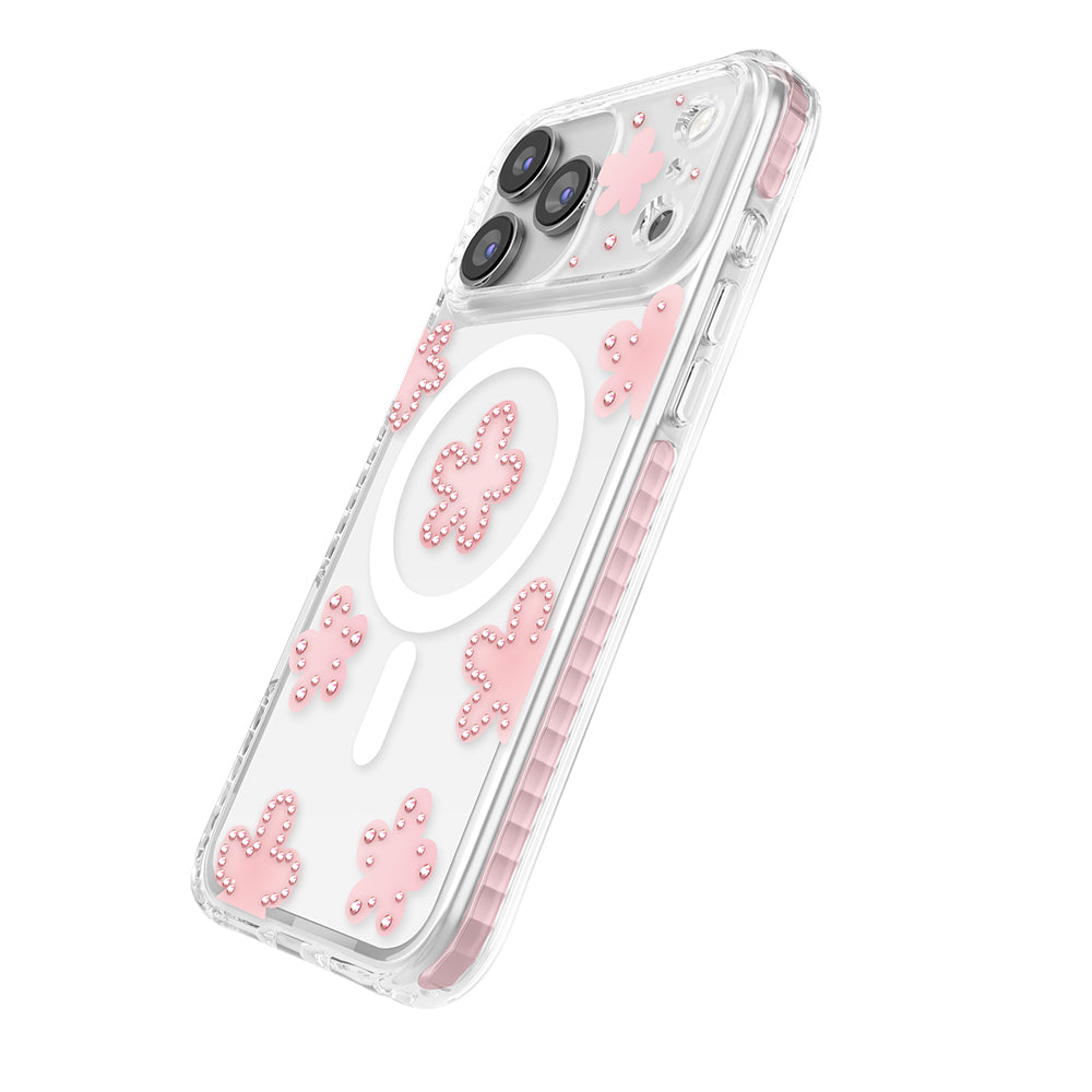 iPhone 18 Pro Max Kılıf M-Safe Şarj Özellikli Zore Paris Elvo Sert PC Kılıf
